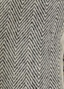 GIFTCRAFT Black & Cream Handloom Throw Decor