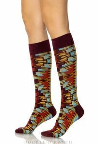 Double D Ranchwear Wild Horse Socks - 3 Styles