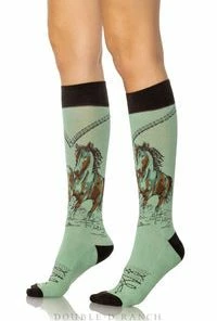 Double D Ranchwear Wild Horse Socks - 3 Styles