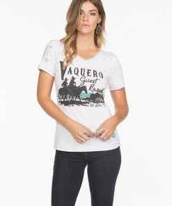 Double D Ranch Vaquero Guest Ranch Tee Ladies