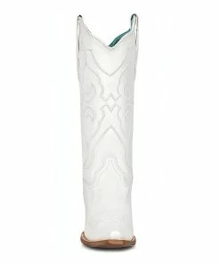 Corral White Embroidery Boot