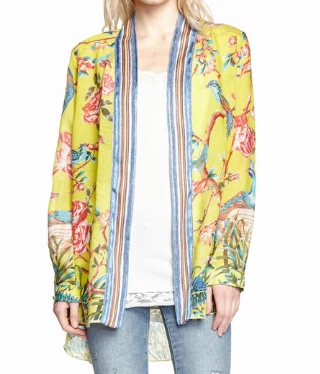 Aratta Wildwood Flowers Kimono Shirt