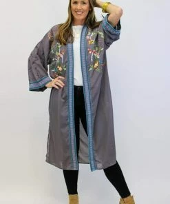 Avani Del Amour Dusters - Kimonos DON'T DILLY DALLY DUSTER LENGTH KIMONO