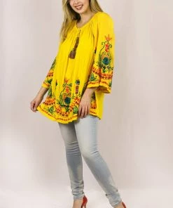 Avani Del Amour Tunics Flirty Fiesta Embroidered Tunic