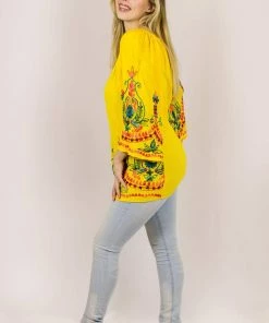 Avani Del Amour Tunics Flirty Fiesta Embroidered Tunic