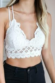 Ladies Anemone~ Beautiful Crochet Lace Bralette~ Extended Sizes