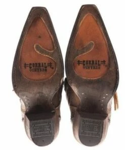 Boots Corral Women's Aztec Embroidered Whipstitched Boot Snip Toe C2872 (PM)