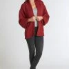Ladies Dear John Burgandy Jacket