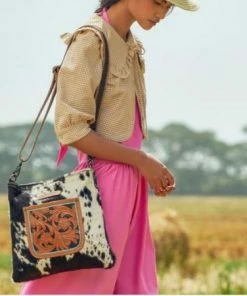 Myra Bag Flowering Hand Tooled Bag