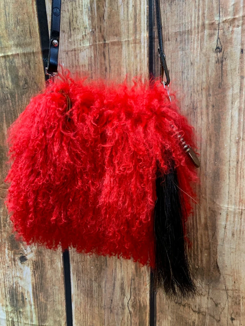 Espuela Bags Small Red Espuela Woolie Bag