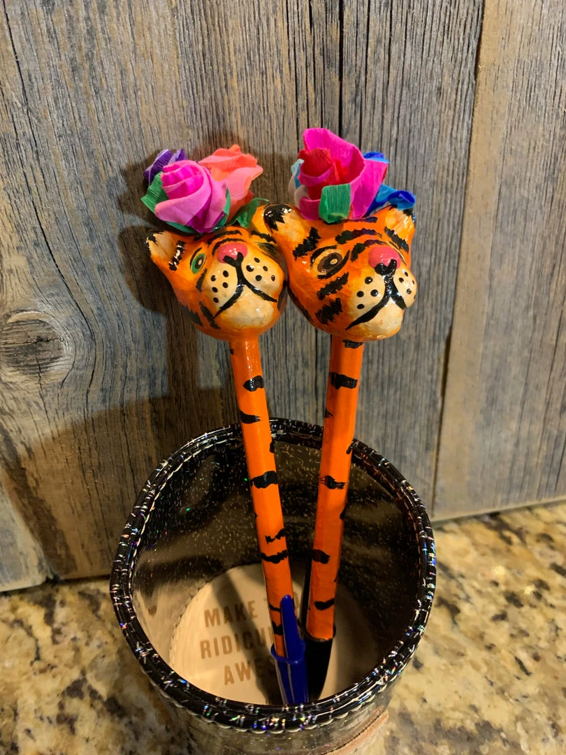 Accessories Paper Mache Ink Pens By Consuela