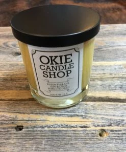 Okie Candle Shop Decor Lemon Sage Candle