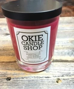 Okie Candle Shop Orangeberry Spice Candles Decor
