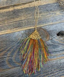 JJs Designs Accessories Thread Tassel Necklace