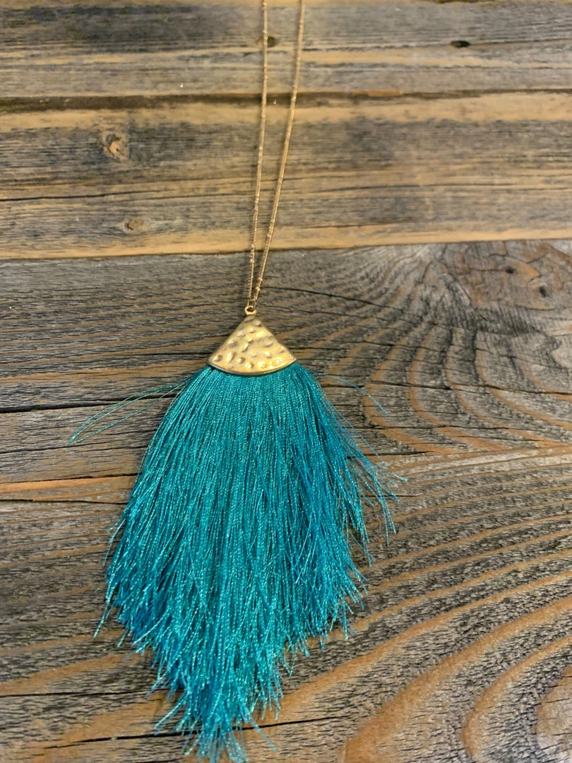 JJs Designs Accessories Thread Tassel Necklace