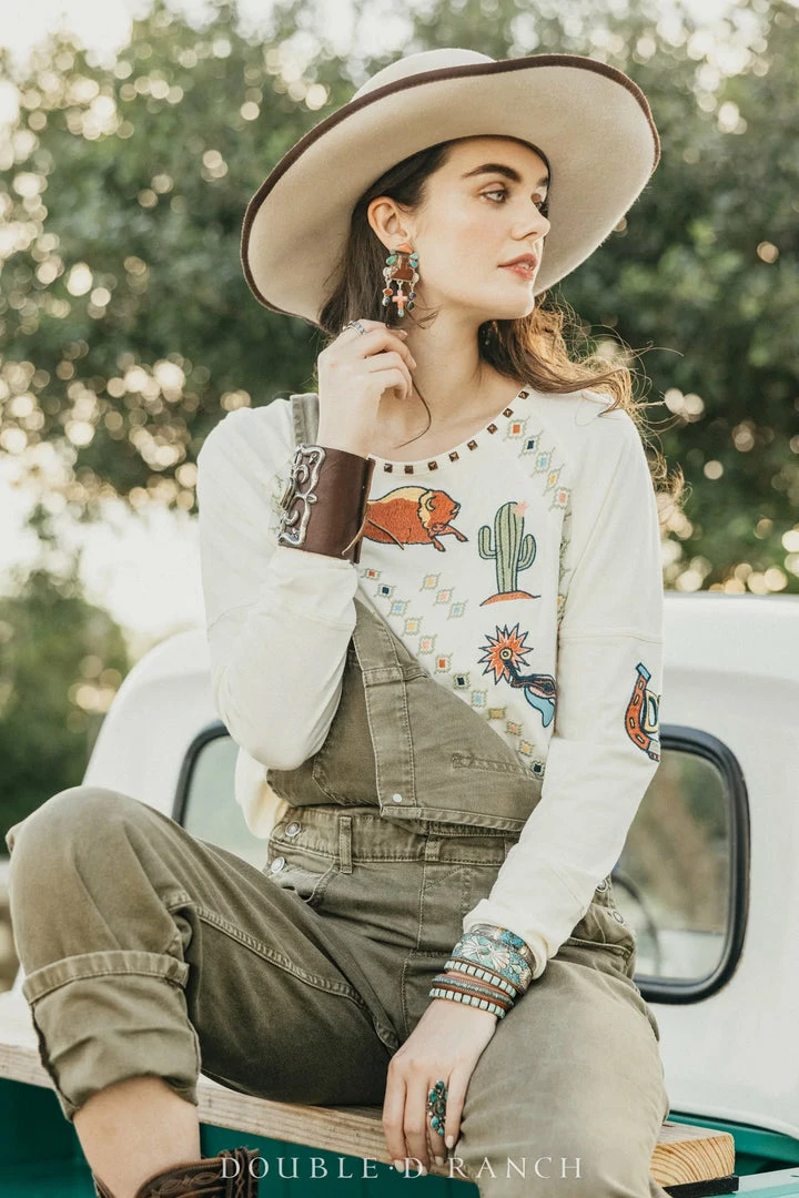 Double D Ranchwear Down Tejas Way Top