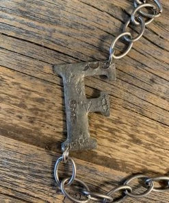 Art By Amy Jewelry Aztec “Initial” Necklace -various