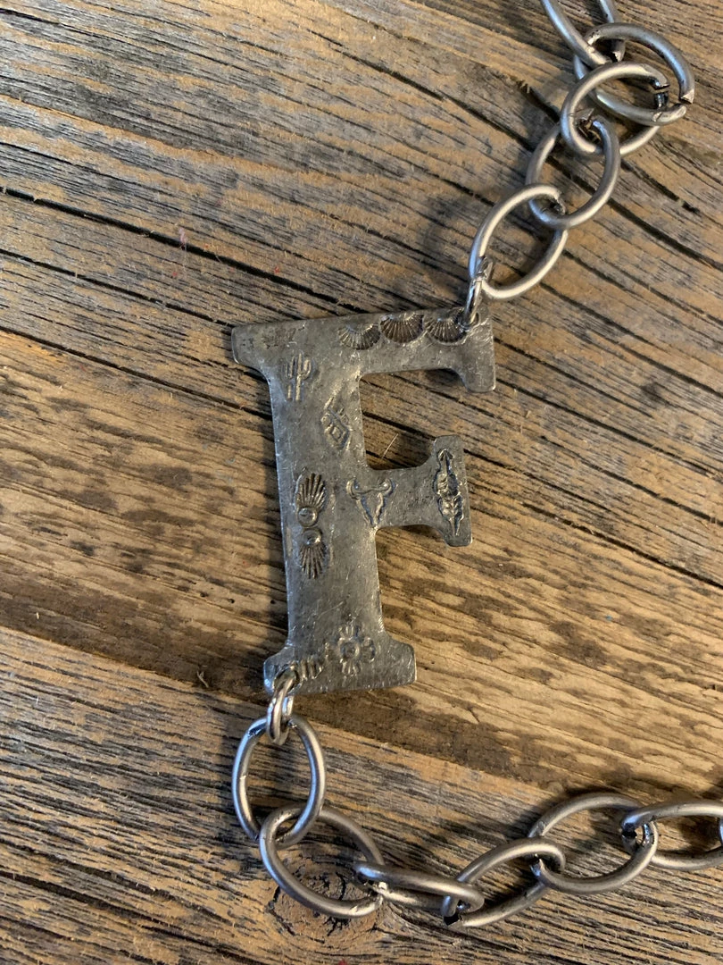 Art By Amy Jewelry Aztec “Initial” Necklace -various