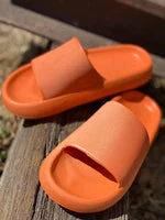 Ace Trading Top Moda Orange Slides Sandals