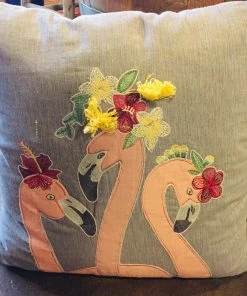 Cypress Homes Pink Flamingo Pillow Accessories