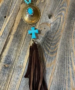 Art By Amy Turquoise Cross Concho Accessories