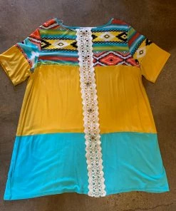 LILYPAD Tunics Navajo Mustard Tunic
