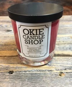 Okie Candle Shop Orangeberry Spice Candles Decor