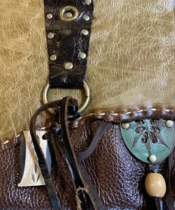 Mosco Creations Leather Flap Cross-Body Purse