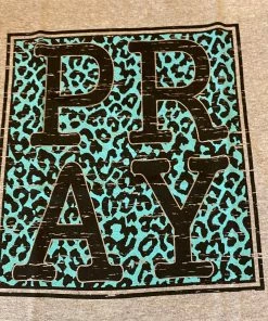 JJs Designs & Boutique PRAY Animal Print T-shirt T-Shirts