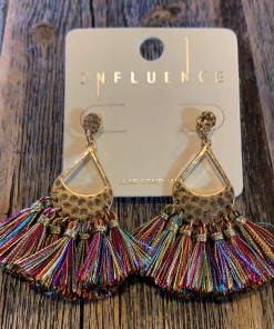 Influence Rainbow Fringe Stud Earring Accessories