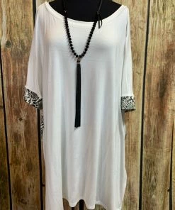 Celeste Snakeskin Tunic -Plus