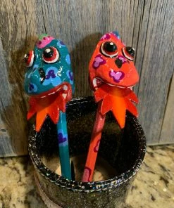 Accessories Paper Mache Ink Pens By Consuela