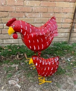 The Iron Man Medium Metal Chicken