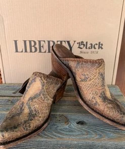 Liberty Black Boots Liberty Black Victoria Mule