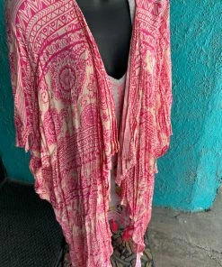 Ladies Ivy Jane Pink Duster O/S