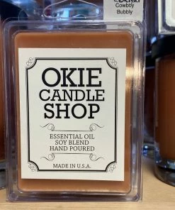 Okie Candle Shop Okie Leather Cowboy Bubbly Candles & Melts Decor