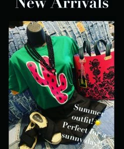 T Art Watermelon Cactus T Shirt Sale