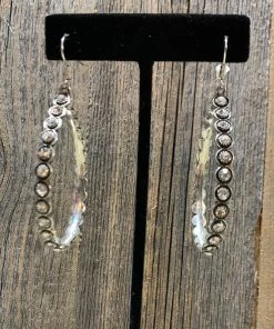 JJs Designs & Boutique Rhinestone Hoop Earrings