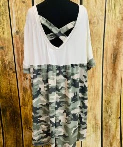 Celeste Tunics Camouflage Tunic-Plus