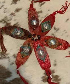 Jo Jo Accessories Leather Bracelets With Concho