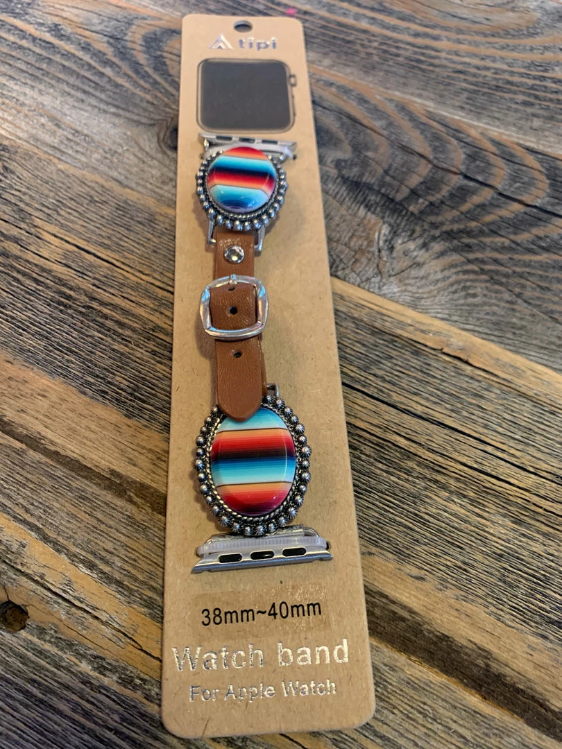 Tipi Serape Concho Watch Band Jewelry