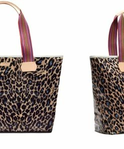 Consuela Accessories Blue Jag Zipper Tote