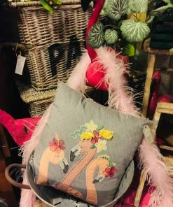 Cypress Homes Pink Flamingo Pillow Accessories