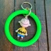 No.3 Rubber Neon Bracelets With Charlie Brown Accessories