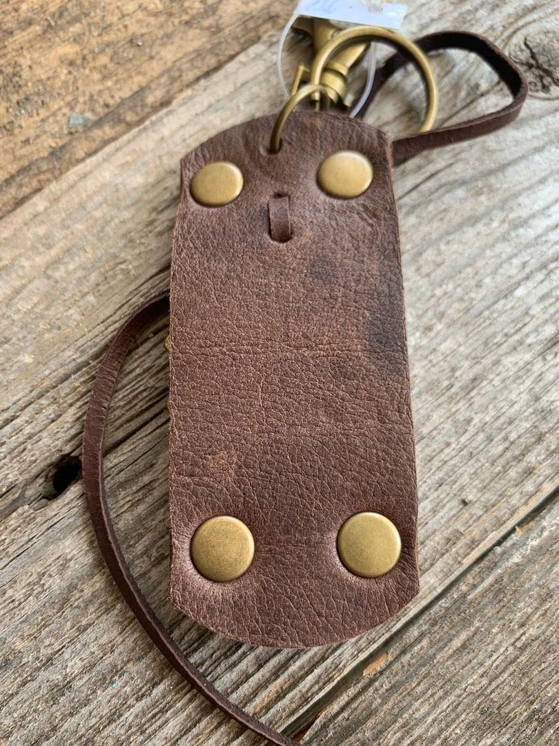 Sandra Ling Indian Head Key Chain