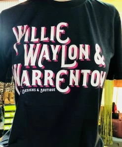 JJs Designs Ladies Willie, Waylon & Warrenton T Shirt