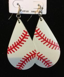 Tell Your Tale Baseball/Softball Earrings