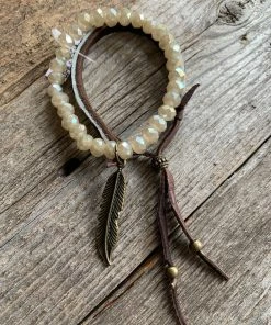 Sandra Ling Cheetah Hide Bracelet