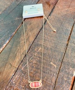 No.3 Accessories Serape Earring And Necklace Set