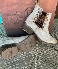 Circle G Whitewash Ankle Boot